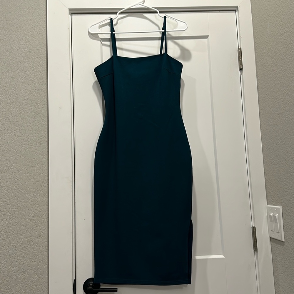 Forest Green Midi Dress